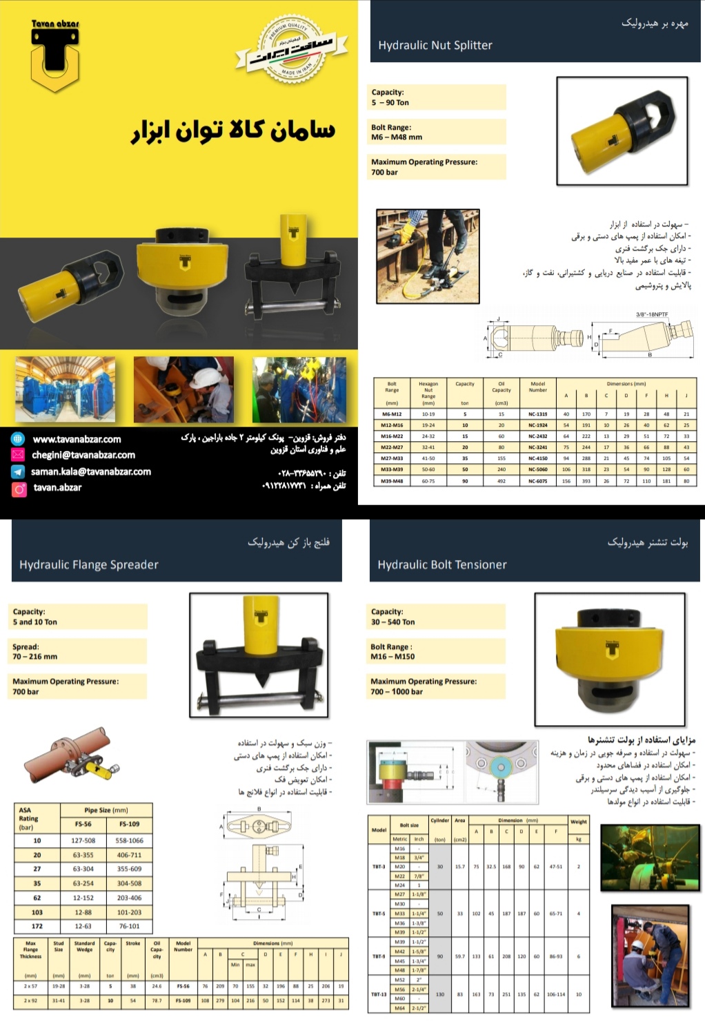 مهره بر هیدرولیک