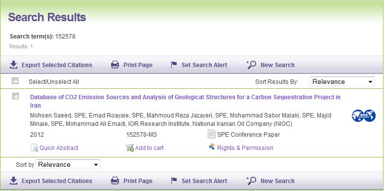 بانک مقالات SPE